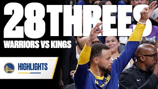 Warriors Drain 28 THREES in Win vs Kings  Oct 9 2024 [upl. by Lexa]