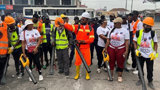 Opération quotBOPETO NA NZELAquot à Kinshasa avc LA FONDATION NOLY TAMBU WA TAMBU Le Sage no comment vidéo [upl. by Rogergcam]