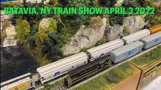 Batavia NY Train Show April 3 2022 [upl. by Diandre]