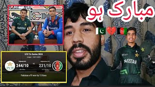 Afghanistan Under 19 Pakistan vs Afghanistan Cricket match Series cricket news Pakistan Afghanistan [upl. by Dewayne]