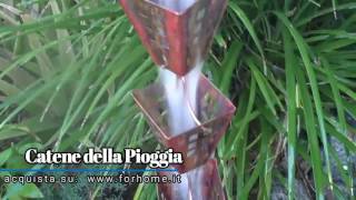 CATENA DELLA PIOGGIA per GRONDAIE Rain Chain mod 3122AC [upl. by Vada]