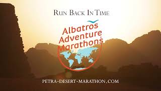 The Petra Desert Marathon  Run Back In Time 2024 [upl. by Ahsinat990]