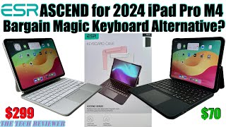 ESR Ascend Keyboard Case for 2024 iPad Pro M4 11 Inch A Bargain Apple Keyboard Alternative [upl. by Pickard]