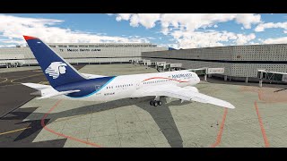 FLY LIKE A PRO MAGKNIGHT B788 FROM MEXICO CITY TO GUATEMALA [upl. by Lockwood285]