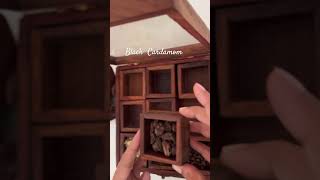 Wooden Spice Box 🤠 short viral video kitchen [upl. by Lotty]