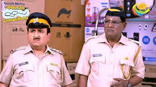 Jethalal And Iyer Become Cops  Taarak Mehta Ka Ooltah Chashmah  Bhide amp Madhavi [upl. by Aokek315]