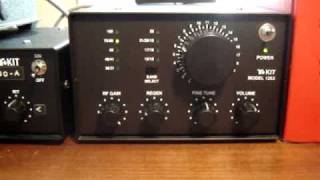 TenTec T1253 REGENERATIVE SHORTWAVE RADIO KIT  CW RECEPTION [upl. by Fagen644]