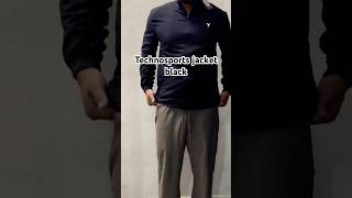 Men Solid Slim Fit Mock Neck Jacket with TECHNOLITE review technosport jacket winterwear [upl. by Key776]