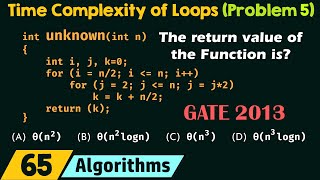 Time Complexity of Loops Solved Problem 5 [upl. by Marcos444]