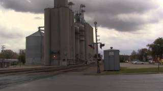 CP 9509 amp CEFX 1059 in Grant Park IL  CP Grain Train [upl. by Nilsoj231]