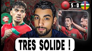 Le Maroc a été VRAIMENT COSTAUD   Debrief Maroc 5 vs 0 Centrafrique Qualif CAN 2025 [upl. by Birchard]