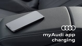 myAudi app charging settings [upl. by Ecissej]