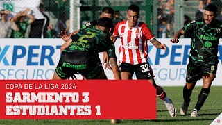 Sarmiento 31 Estudiantes  Copa de la Liga 2024  Fecha 10 [upl. by Anoerb398]