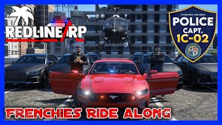 GTA 5 Roleplay  RedlineRP  The French Ride Along WEEWEE  203 [upl. by Calmas562]