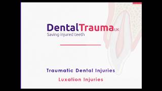 12 Traumatic Dental Injuries Part 2 Luxation Injuries Type 5 Intrusive Luxations [upl. by Eyanaj522]