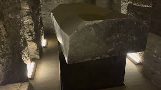 Massive ancient stone boxes in the Serapeum in Egypt [upl. by Studley]