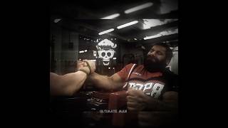 Levan Saginashvili Defeat By Irakli Zirakashvili 💀armwrestler shorts internetmeme levan edit [upl. by Ennaimaj]