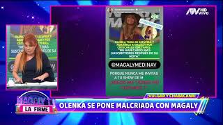 Olenka Zimmermann se pica e insulta a Magaly Medina tras críticas [upl. by Stuppy965]