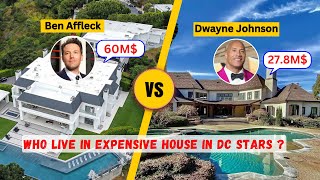 House Price Comparison Of DC Actors 😱🤔 who own the most expensive [upl. by Chalmer]