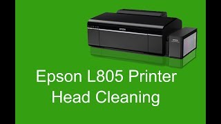 Epson L805 printer head Cleaning [upl. by Perice]