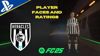 EA FC 25  Heracles Almelo  PLAYER FACES AND RATINGS [upl. by Maiocco]