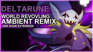 Deltarune Jevils Theme World Revolving Ambient Remix 1 Hour Extension [upl. by Nnewg732]