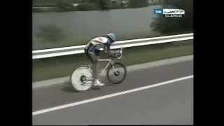 Indurain the most incredible time trial ever seen Tour 1992 part 1 of 2 [upl. by Pulchi]