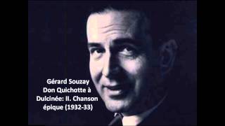 Gérard Souzay The complete quotDon Quichotte à Dulcinéequot Ravel [upl. by Doreg]