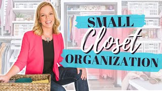 Small Closet Organization  How create more storage and keep it tidy [upl. by Whitehurst]