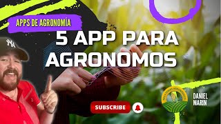 5 aplicaciones para Agrónomos que no deben de faltar en tu celular 📲🌱 [upl. by Lucila]