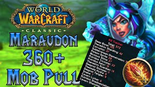 360 Mob Maraudon Speed Boost  135 Minute Run  WoW Classic AoE Gold Farm [upl. by Onateyac956]