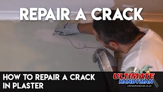 How to repair a crack in plaster [upl. by Rouvin840]