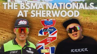 I GOT WIPED OUT AT THE NATIONALS SHERWOOD MX TRACK [upl. by Bunch]