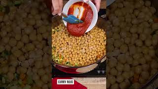 🍲🌶CURRY ROJO de GARBANZOS 🍲🌶️ short shorts cocina recipe receta recetas [upl. by Berfield]