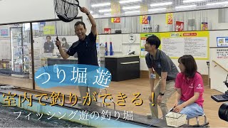 【室内釣り堀】釣具屋さんの釣り堀”つり堀 遊”ってどんなとこ？ [upl. by Woo]