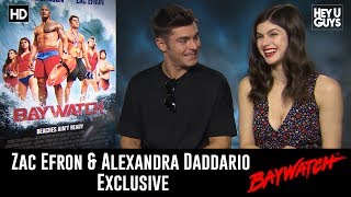 Zac Efron amp Alexandra Daddario Exclusive Interview  Baywatch [upl. by Eudocia]