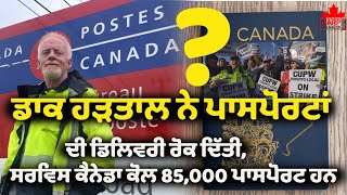 Postal strike stalls delivery of passports Service Canada holding 85000 passports [upl. by Rianon334]