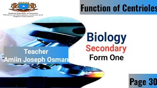 Function of Centrioles [upl. by Nedak]