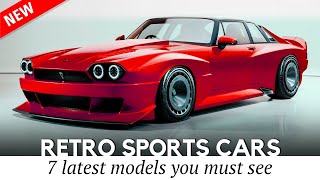 AllNew Sports Cars with Retro Designs Reimagined by World’s Best Customization Shops [upl. by Liane]