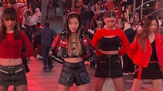 kpop in public times square BABYMONSTER  BATTER UP Dance Cover  FANCAM RUKA VER [upl. by Tolecnal]