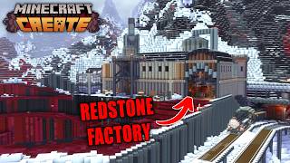 I Built A REDSTONE QUARRY In Minecraft Create Mod [upl. by Claudetta787]