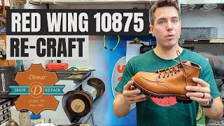 Red Wing 10875 Recraft With Dimar Shoe Repair [upl. by Eikram554]