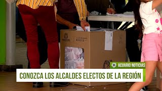 Conozca todos los alcaldes electos del Oriente Antioqueño [upl. by Aner]