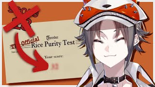 Mysta finally reveals his rice purity test score [upl. by Aikehs]