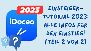 EinsteigerTutorial für die App quotiDoceoquot im Jahr 2023  Teil 2 [upl. by Norrej]