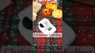 Label for Xmas withPhomemo LabelMaker M110 PhomemoFunMemo christmas christmaspacking packing [upl. by Petes777]