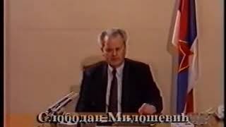 Slobodan Milosevic 1991 pocetak rata [upl. by Nyledaj]