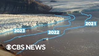 How melting Arctic glaciers contribute to rising sea levels [upl. by Uziel]