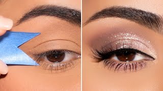 How To Easily Create ANY Eyeshadow Look using Tape Stencil Technique [upl. by Yaras]