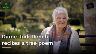 Dame Judi Dench recites Loveliest of trees the cherry now for The Queens Green Canopy launch [upl. by Vorfeld]